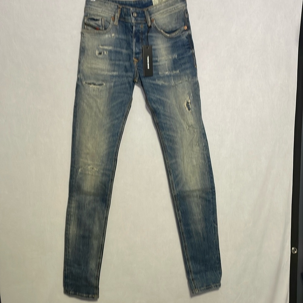 Diesel Blue Distressed Women Jeans